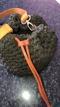 Correa de cuero sintético desmontable para mujer, bolso de cubo de repuesto artesanal, mochila de cuerda con cordón, accesorios para bolsos de bolsillo