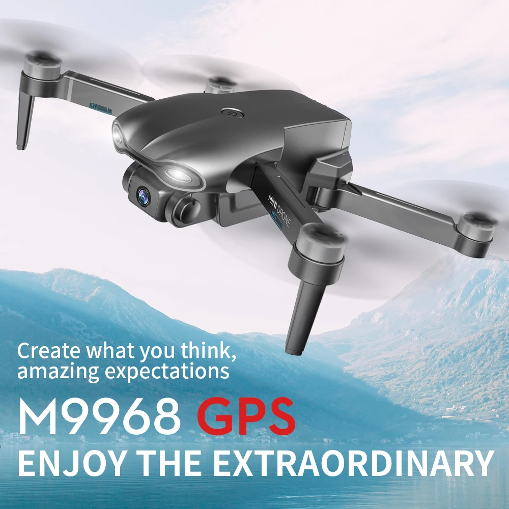 US $126.15 2020 New Rc Drone M9968 With 5g Gps Wifi 6k Hd Camera Pro Quadcopter Up To 1200m Distance Control More Functions Christmas Gift