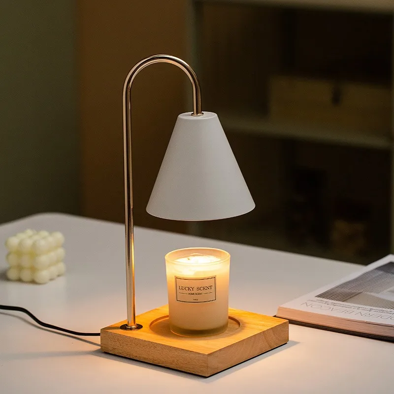 Lampe Chauffe-bougie Électrique À Intensité Réglable, Pot De Fusion De Cire  Avec 2 Ampoules, Décoration De Chambre À Coucher - Lampes De Table -  AliExpress