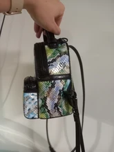 Travel Backpack School-Bag Crossbody Multifunction Women Pu for Girls Snake-Pattern New