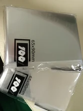 Fundas transparentes para tarjetas, protectores perfectos para cromos de fútbol, cartas de Magic y del juego de mesa Killers of Three Kingdoms, 65x90 mm, 200 unidades (2 paquetes), GYH