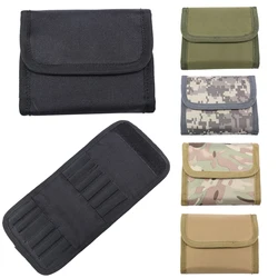 12 redondo bolsa de munição dobrável tratical edc caça saco molle tiro bala titular rifle cartucho caça acessórios
