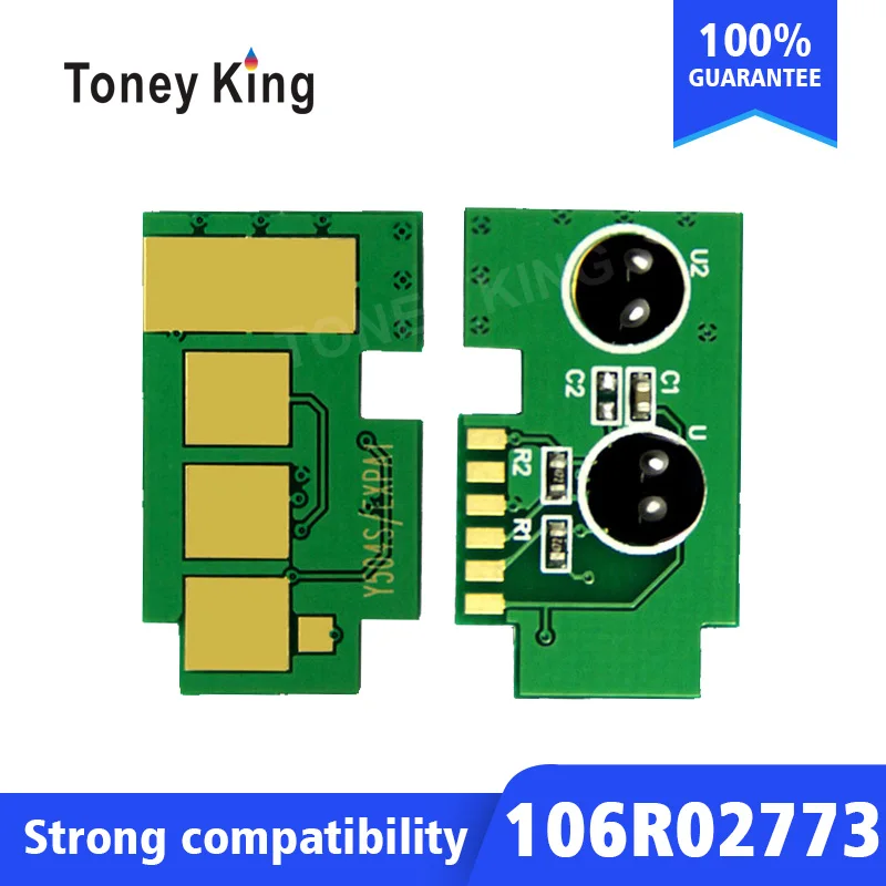 

Toney King Black 1PCS 106R02773 Toner chip for Xerox Phaser 3020 WorkCentre 3025 Printer Cartridge Reset Chips