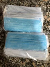 10-200 Uds desechable máscara no tejió Mascarillas 3 capa de máscara de filtro boca cara máscara de polvo de clavo máscara máscaras