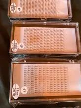 Zwellbe-pestañas postizas Tallo largo, prefabricadas rusas, voluminosas, extensiones de pestaña de visón falso, suministros de maquillaje, flor de Cilios de seda