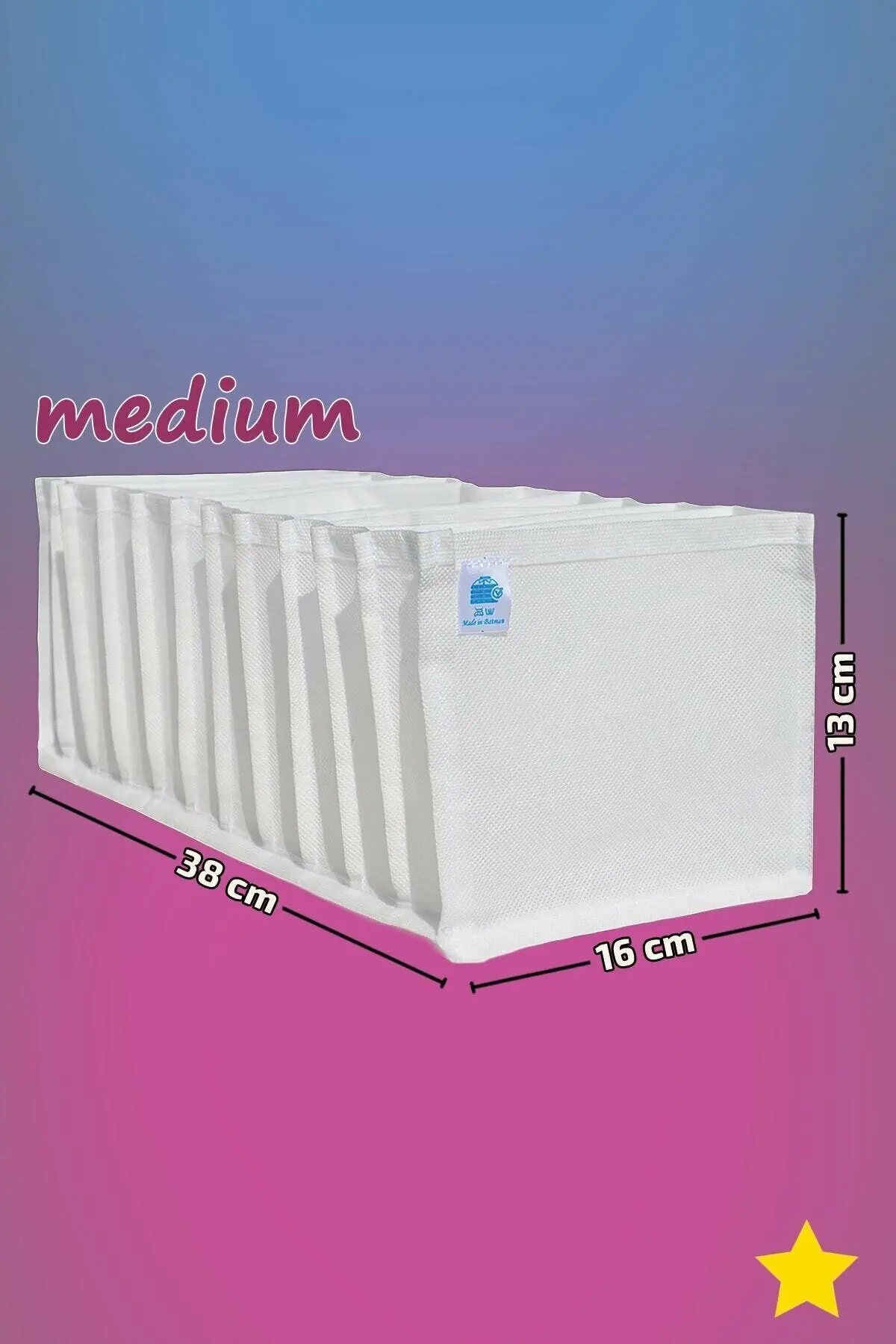 

WONDERFULL AMAZİNG OrganizerHome Production White - Medium Size 11 Compartment Drawer Organizer - Pocket Organizer