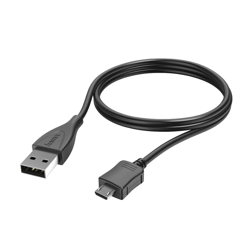 Кабель Hama, 173891, micro USB, Charging/Sync Cable, micro USB, 1.0m, black кабель для зарядки / передачи данных, микро-USB, 1 м