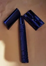 Maquinilla de afeitar de doble filo, maquinilla de afeitar de doble filo con 10 cuchillas de afeitar, Premium Wet, clásica, de Metal, se adapta a todas las cuchillas de afeitar estándar