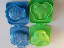 Boiled Egg Mold Cute Cartoon 3D Egg Ring Mould Bento Maker Cutter Decorating Egg Tool