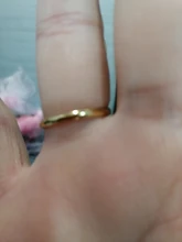 CACANA-anillos de acero inoxidable para parejas, oro rosa, antialergia, lisa, sencilla, Bisutería