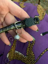 Collar de Gato con cascabel para gato, accesorio ajustable con lentejuelas, accesorios para mascotas, 2021