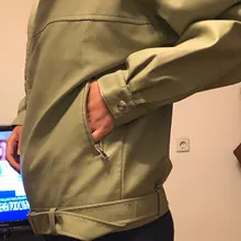 Women's Wild-Jacket Turn-Down-Collar Spring Zipper Black Fashion EAM High-Quality Loose