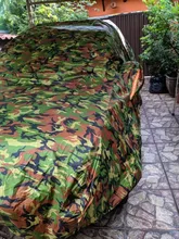 Kayme cubierta para coche portadas de coche de camuflaje al aire libre de protección solar a prueba de agua reflector polvo lluvia nieve protectora suv sedán completo