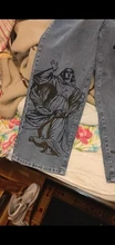 SHENGPALAE-pantalones vaqueros de pierna ancha para mujer, Jeans holgados informales con estampado de Hip-hop para verano, 2021
