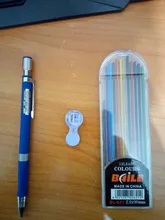 Juego de lápices mecánicos de 2,0mm, lápices automáticos 2B Con recargas de plomo de Color/negro para dibujo, escritura, elaboración, boceto de arte