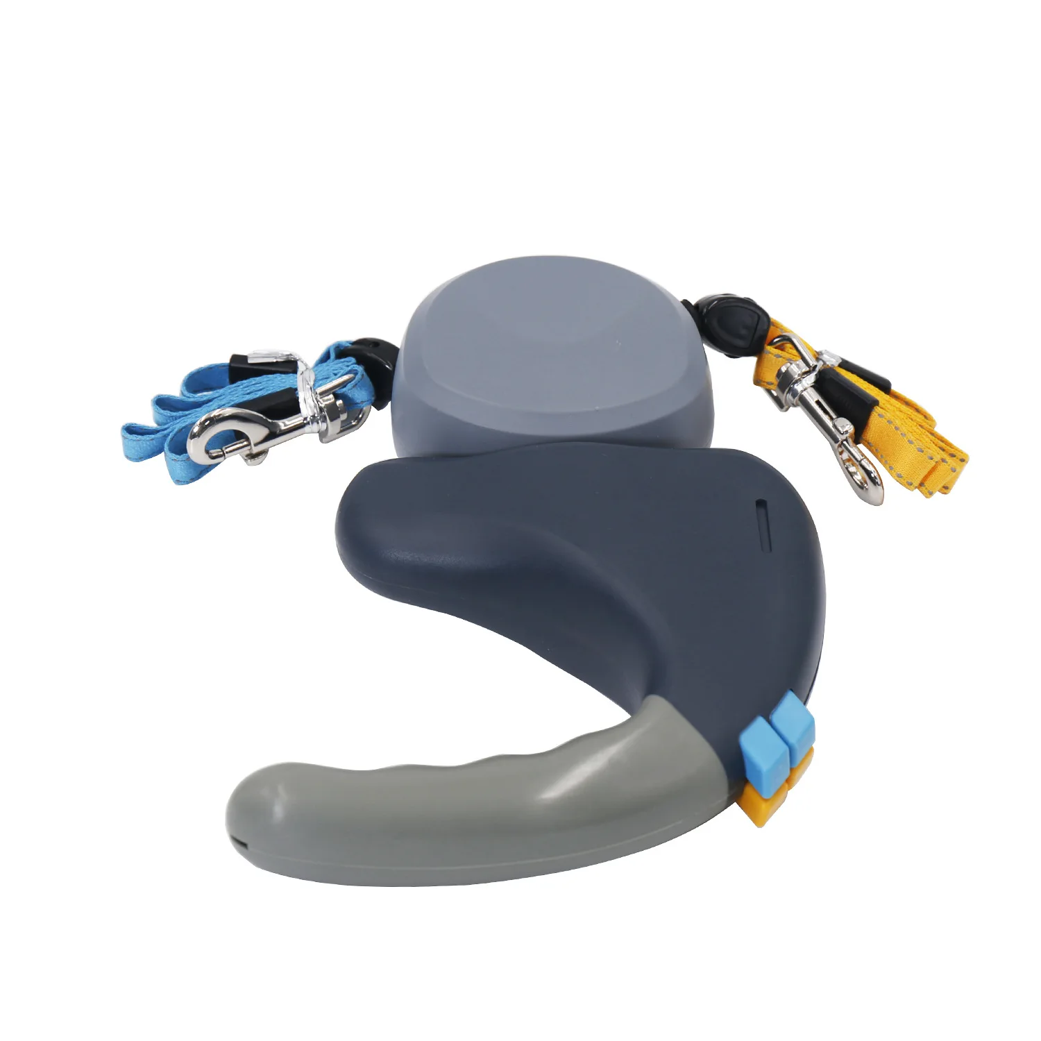 Automatic Retractable Reflective Double-Ended Traction Rope One plus Two Dogs Chain Two Dog Leash Pet Supplies Puppy Patrol Rope 
