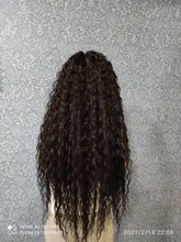 La naturaleza pelo Afro Pelo Rizado mechones extensiones con cierre Ombre oro 30 pulgadas suave súper largo pelo sintético del pelo de la onda