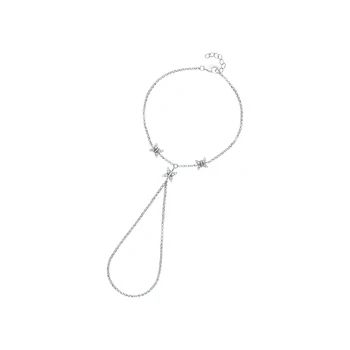 

Silver Bracelet with cubic zirconia sunlight sample 925