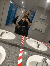 SOKU-peluca con malla frontal para mujer afroamericana, cabellera sintética con malla frontal, Color Ondulado Natural, parte media larga, estilo moderno, fibra resistente al calor