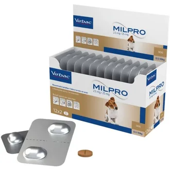 

MILPRO KLEINE HUNDE UND WELPEN VIRBAC 24 TABLETTEN