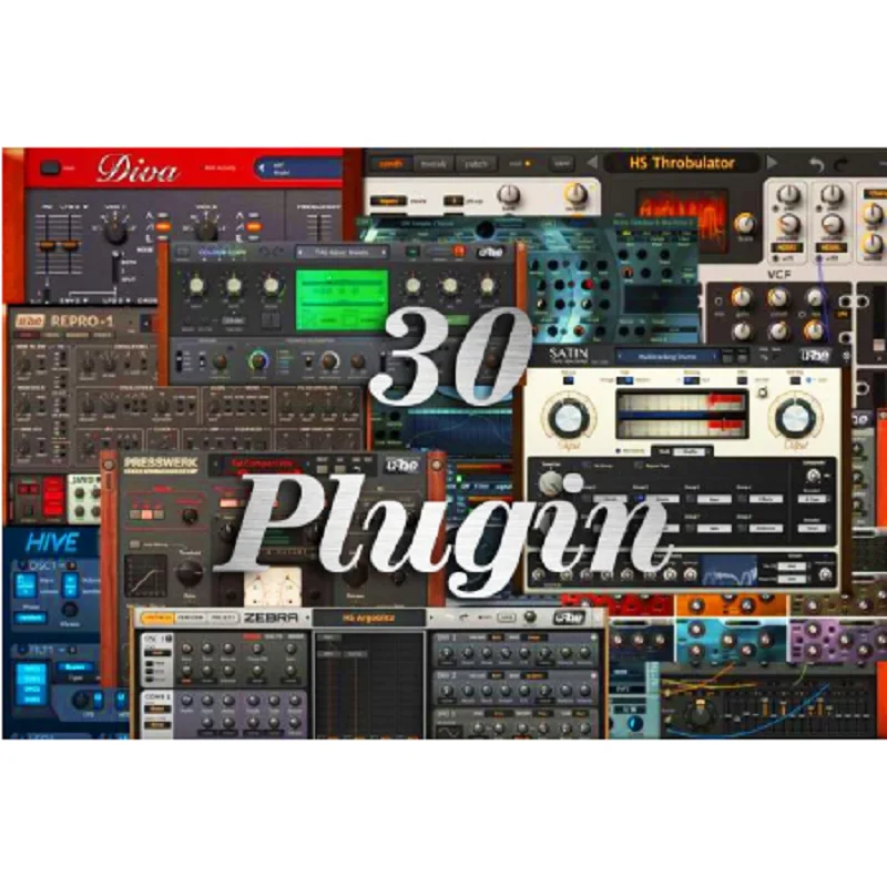U-he-conjunto completo de enchufes VST Diva, satén, ACE Hive2 (Win64)