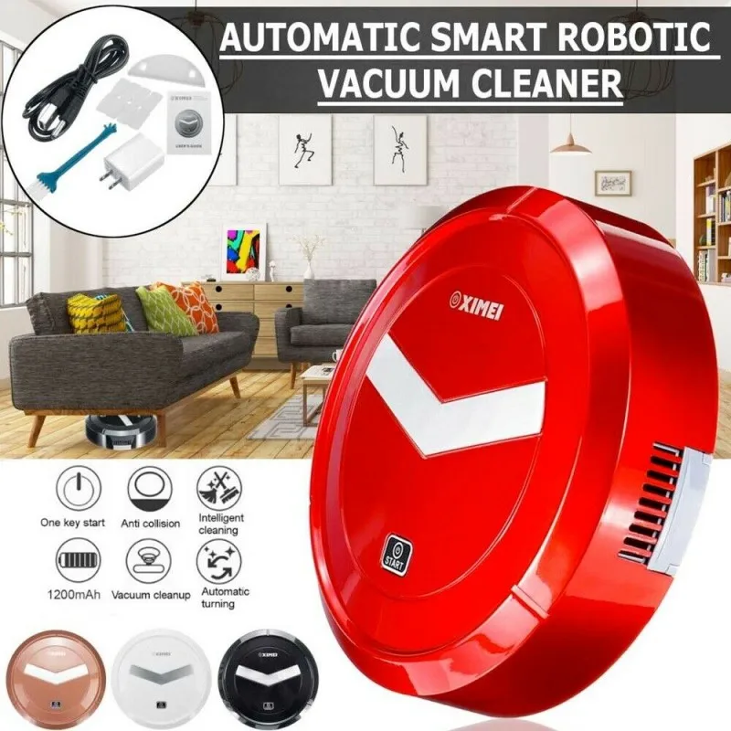 Robot aspirapolvere pulizia pavimento automatica casa ricaricabile XIMEI|Vacuum  Cleaners| - AliExpress