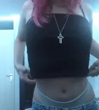 Collar con colgante gótico de Cruz hueca para hombre y mujer, collar de estilo callejero, Color plateado, regalo, joyería de cuello al por mayor