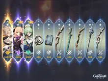 Genshin-Cuenta de impacto de 5 estrellas de Asia, servidor americano europeo, con personajes diluidos, TARTAGLIA, KEQING, QIQI, MONA, KLEE, VENTI, Ganyu