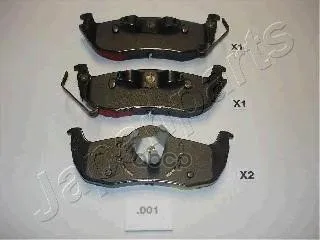 Колодки Тормозные Jeep Commander 3.0-5.8 05-/Grand Cherokee 2.7-5.7 00- Задние Japanparts Pp001af Japanparts арт. PP001AF