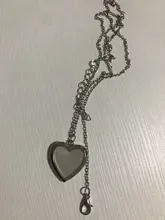 Collar que brilla en la oscuridad para mujer, foto, medallón, corazón fluorescente vintage, colgante, joyería, colgante, regalos