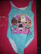 Bañador de una pieza para niñas de 3 a 16 años, traje de baño, Monokini, A364, novedad de verano, 2021