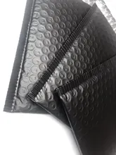 Sobres de papel con burbujas negras mate, bolsa de correo acolchada, para mensajería con espuma de autosellado, impermeables, 5 tamaños disponibles, negro, 100 unidades