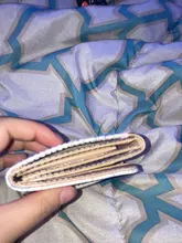 Cartera de cuero con broche para mujer, cartera pequeña con broche de piel sintética a cuadros con forma de oso y conejo, tarjetero, monedero corto de Lolita para estudiantes