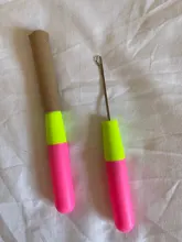 Alileader Crochet aguja de gancho de pelo aguja de tejer para trenzas de punto y ganchillo agujas para Jumbo trenzado giro 1 unids/lote