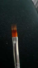Pincel dentado para uñas, pluma de mezcla gradiente a cuadros, encaje de bolígrafo, mango de madera, nailon, suave, profesional, herramientas de manicura, 1 Uds.