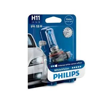 

12362WHVB1 Lamp Philips H11 WhiteVision 12V55W PGJ19-2 Blister 1