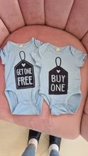 Atuendo de gemelos para bebé, compra uno, regalos para Baby Shower, ropa para bebé, monos, hermanas, regalos para Baby Shower