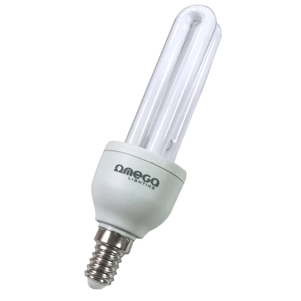 Energy saving lamp OMEGA 11Watt warm Light 2700k E14 2 pipe|LED Bulbs &  Tubes| - AliExpress