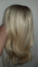 HAIR Wig Light Blonde Platinum Middle-Part Heat-Resistant Cosplay Brown Long-Wavy Natural