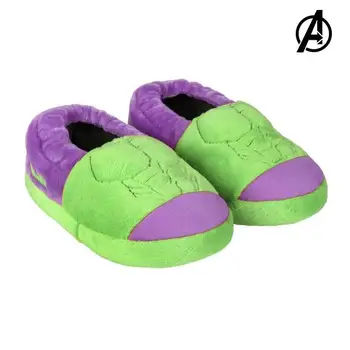 

3D House Slippers Hulk The Avengers 73372 Green
