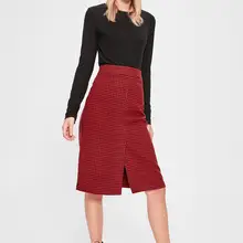 Trendyol клетчатая юбка TWOAW20ET0225