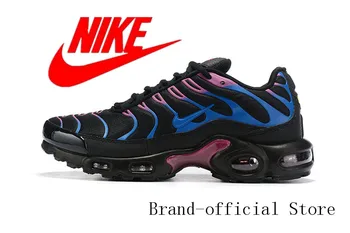 

Nike Air Max Plus Women's Running Shoes Sport Outdoor Sneakers Black White Breathable comfortable non-slip