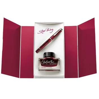 

Pelican M205 Fountain Pen Ink Set M Star Ruby Luxury Pen Ink Writing