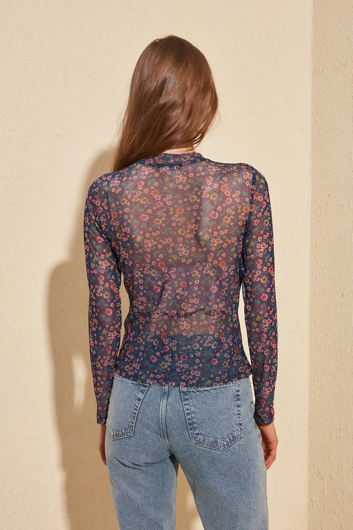 Trendyol Pattern Gauze Knitted Blouse TWOSS20BZ0448