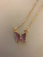 Bonito collar con colgante de mariposa para mujer, collar de fiesta de cóctel, collar de estilo callejero, collar coreano de moda, regalos de joyería