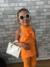 2021 nuevos niños adorables gafas de sol niños gafas de sol Ronda Street Beat bebé niño niñas gafas lindo tonos al aire libre mira