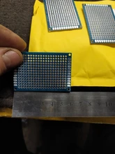 Double-Side Circuit-Board Cave-Plate Prototype Copper 5x7 4x6 1pcs/Lot Pcb 3x7 Green/blue