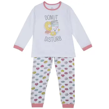 

Chicco pajamas size 092 print Donuts donut disturb (pink and white)