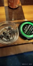 10 unids/caja Ni80 bobina SS316L alienígena Clapton fundido de alambre de calefacción para el cigarrillo electrónico líquido de RDA RTA tanque Vape bobina