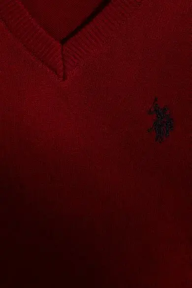 Burgundy U.S. POLO ASSN. Стандартный свитер - Цвет: Burgundy